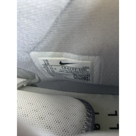 Nike Alpha Menace Pro 2 D White Football Detachable Cleats CK4277-100 Mens 13 - Picture 8 of 8